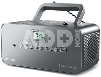 Muse M-30BT Portable Bluetooth, Radio CD/MP3 Player With USB, Electric