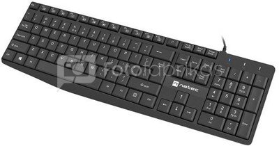 Natec Keyboard Nautilus US slim black