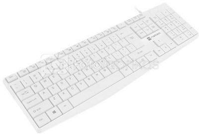 Natec Keyboard Nautilus US slim white