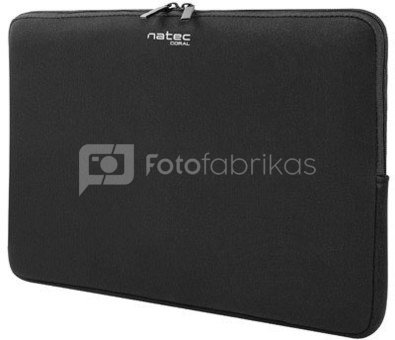 Natec Laptop sleeve Coral 14.1'' black