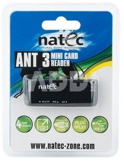 Natec Mini Card Reader ANT 3 Black