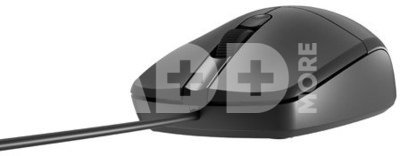 Natec Mouse, Ruff Plus, Wired, 1200 DPI, Optical, Black