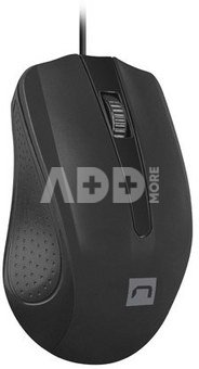 Natec Mouse, Snipe, Wired, 1200 DPI, Optical, Black