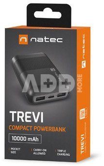 Natec PowerBank Trevi Compact 10000mAh 2x USB + USB-C