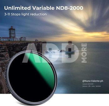 ND8-ND2000 Nano-X Variable ND Filter with Multi-Resistant Coating (77mm)