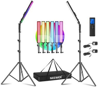 Neewer 2x RGB LED Light with bag BH-20RGB 10099036