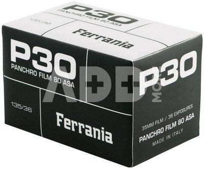 Ferrania P30 B&W 80 ISO 35mm 36 Exp