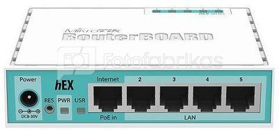 MikroTik RB750Gr3 Router 1000 Mbit/s, Ethernet LAN (RJ-45) ports 5, USB ports quantity 1