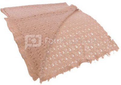 Newborn Beige Knitted Blanket KBB 40 x 170 cm