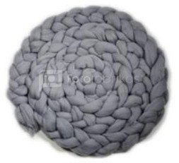 Newborn Mohair Wool Nest Grey MWNG 300 x 6 cm