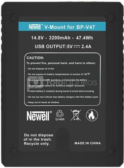 Newell BP-V47 SLIM V-Mount Battery