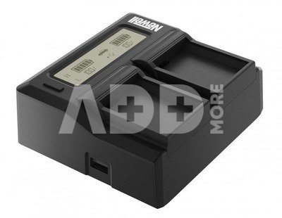 Newell DC-LCD dual-channel charger for BP-955/975 batteries for Canon