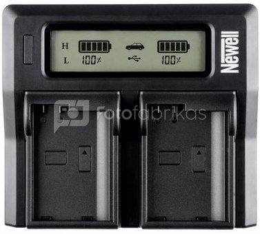 Newell DC-LCD two-channel charger for DMW-BLF19E batteries