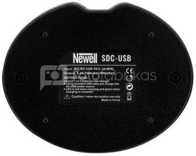 Newell SDC-USB two-channel charger for NP-BX1 batteries