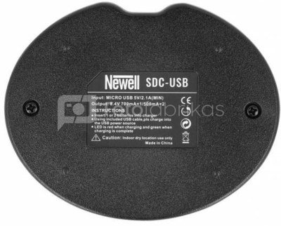 Newell SDC-USB two-channel charger for NP-F550, FM50, FM500H series batteries