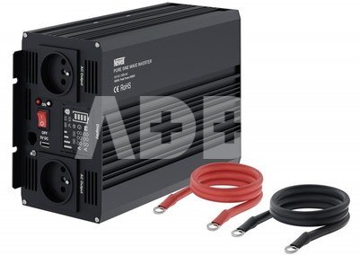 Newell voltage converter with pure sine wave - 12 V / 230 V, 1000 W.