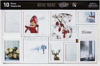 Nielsen 10 Piece Frame Set white Plastic Mobile Rack 8999175