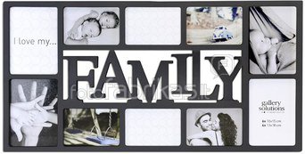 Nielsen Family Collage black Plastic Gallery Frame 8999332