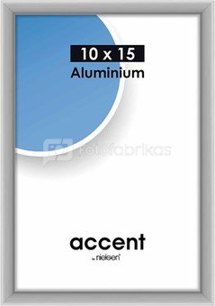 Nielsen Photo Frame 51224 Accent Frosted Silver 10x15 cm