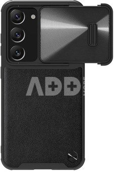 Nillkin CamShield kožené pouzdro pro Samsung Galaxy S23+/S23 Plus (černé)