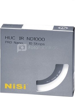 NISI FILTER IRND1000 PRO NANO HUC 40,5MM