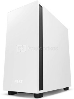 NZXT H7 ATX Mid Tower Chassis, Black&White