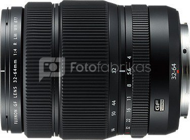 Objektyvas Fujifilm FUJINON GF32-64mm F4 R LM WR