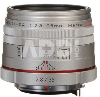 PentObjektyvas Pentax HD DA 35mm f/2.8 MACRO Limited Silver