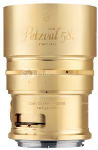 Objektyvas Petzval 58 Lens-Brass Nikon z260n