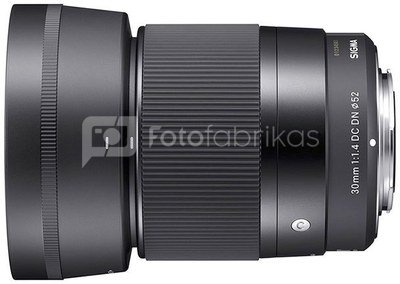 Objektyvas Sigma 30mm F1.4 DC DN C For Sony E-mount + 5 METŲ GARANTIJA