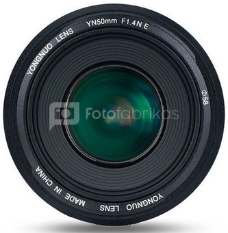 Objektyvas YongNuo 50mm F1.4N (Nikon)