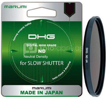Objektyvų filtras MARUMI Marumi Grey filter DHG ND64 72 mm