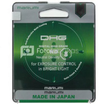 Objektyvų filtras MARUMI Marumi Grey Filter DHG ND8 58 mm