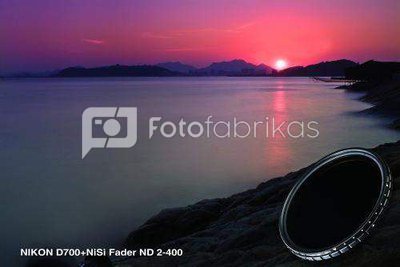Objektyvų filtras Nisi Fader ND4-500-67