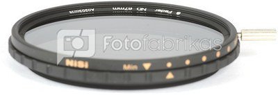 Objektyvų filtras Nisi Fader ND4-500-67