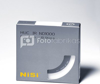 Objektyvų filtras Nisi IR ND1000 PRO NANO HUC 82mm