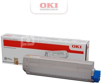 OKI Toner Y C831/841 10k 44844505
