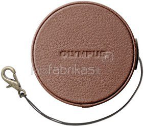Olympus LC-60.5GL BRW leather Lens Cap 60.5 mm brown