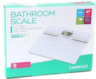 Omega bathroom scale OBSF