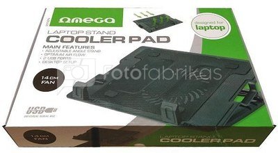 Omega охлаждающая подставка для ноутбука Anakin (41247)