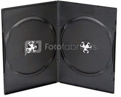 Omega DVD коробка для двух 7 мм, черная