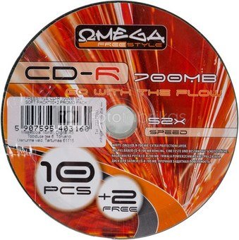 Omega Freestyle CD-R 700MB 52x 10+2pcs softpack