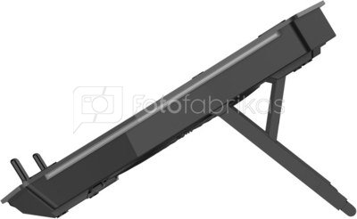 Omega охлаждающая подставка для ноутбука 45425, черная