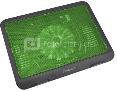 Omega laptop cooler pad Wind, green