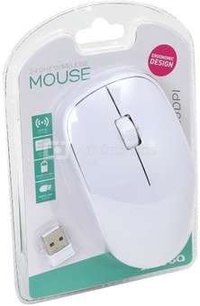 Omega мышка OM-420 Wireless, белый
