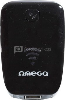 Omega Wi-Fi repeater 300Mbps, black (42299)