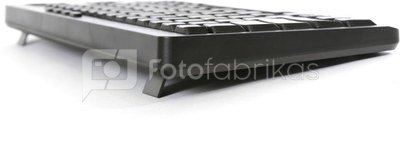Omega Беспроводная клавиатура US SmartTV OKB004B, черный (43666)