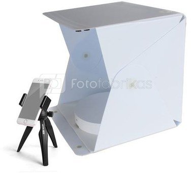 Orangemonkie Mini Turntable Foldio360 with LED photo tent and tripod