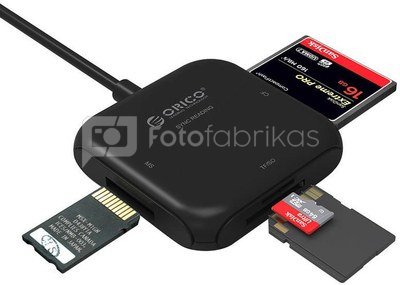 Orico 4-in-1 USB 3.0 card reader (black)