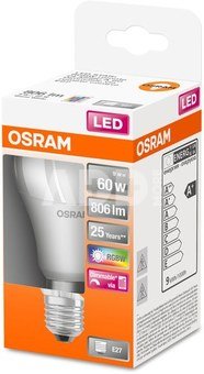 Osram LED Star+ Classic A RGBW FR 60 dimmable 9W/827 E27 bulb with Remote Control